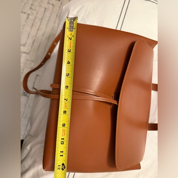 Mansur Gavriel Tan Leather Satchel - Picture 9 of 11